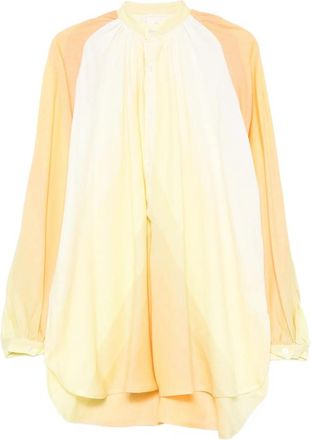 Marrakshi Life Long-sleeve Buttoned Mini Dress