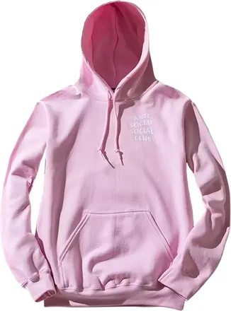 ANTI SOCIAL SOCIAL CLUB Hoodie met grafische bloemenprint en lange mouwen - Roze