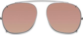 Etnia Barcelona Sant Sebastia Clip-On Only Polarized SLWH Mens Sunglasses Silver Size 55