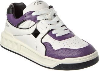 Valentino Roman Stud Leather Sneaker