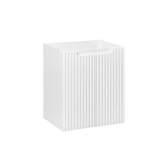 Petits Meubles Mueble bajo lavabo 50cm 2 puertas paneles de melamina y mdf blanco