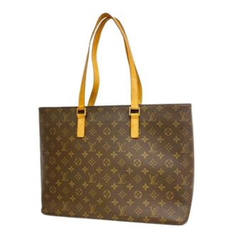 Louis Vuitton Pre-owned Tote Bags, female, Brown, Size: ONE SIZE Pre-owned Luco Tote
