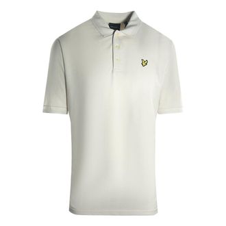 Lyle & Scott Herenpolo met gestructureerde punten (Lichte mist)