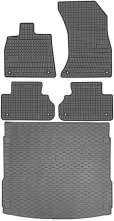 OEM Audi Q5 Ii Suv / Sportback Desde Enero De 2017 Hasta 2024. Juego De Alfombrillas De Goma Para Coche Y Alfombrilla Para Maletero