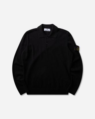 Stone Island Men s RWS Geelong Wool Polo Black