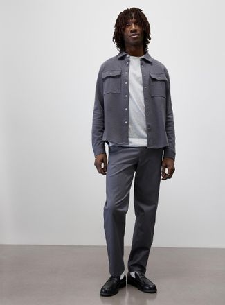 Le 31 Mens Buttoned elastic-waist chinos Amsterdam fit - Relaxed tapered