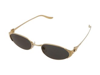 Cartier CT0630S Metal Frame Sunglasses - Gold