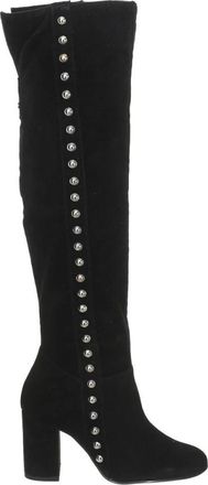 Guess Hoge Hak Laarzen - Dames - Laarzen met Hak - Zwart - 35 EU - Leer - Schoenen