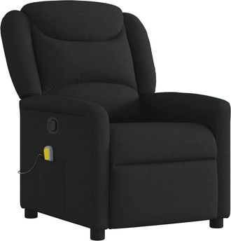 vidaXL Vidaxl - Sill&oacute;n Reclinable De Masaje De Tela Negro