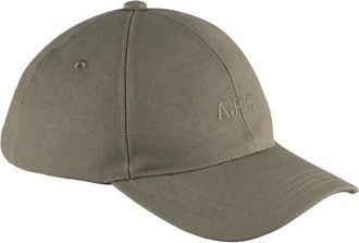 A.P.C. Charlie Cap - unisex - A.P.C. - Hats & Caps - Green - 56 CM - Accessories