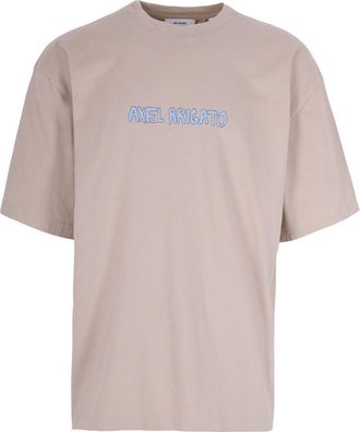 Axel Arigato Taupe Crew Neck T-Shirt