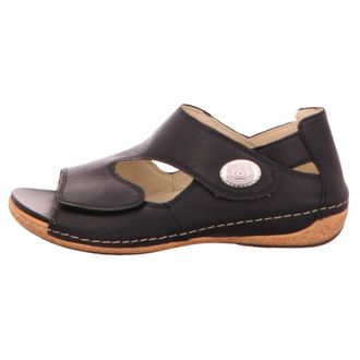 Waldl&auml;ufer Comfortsandaal - Dames - Schoenen - Zwart - Maat: 37 EU