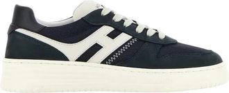 Hogan Polyester Sneakers - Heren - Sneakers - Blauw - 43 1/2 EU - Polyester - Schoenen