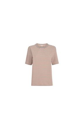 Brunello Cucinelli Striped jersey T-shirt in Light Brown at Nordstrom, Size 4X-Large Eu