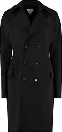 Bottega Veneta Mujer, Abrigos, Negro, Talla: S