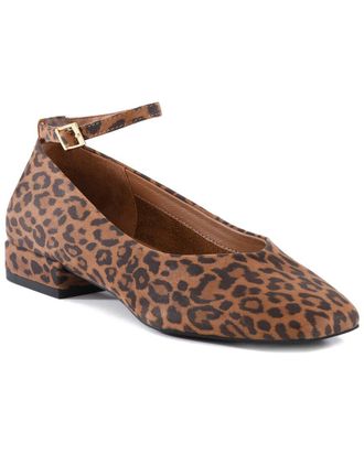 Seychelles Pumpkin Leather Flat