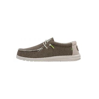 Hey Dude Schoenen, Heren, Groen, 46 EU, Wol, Ademende en casual mocassin