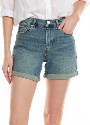 Blank NYC Womens Clean Indigo Mom Shorts In Star Bursts