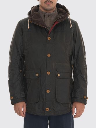 Barbour Parka al ginocchio in cotone cerato con cappuccio e interni in pile