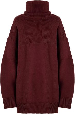 Wolford long-sleeves sweater - women - Virgin Wool/Polyester - S - Red