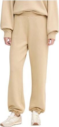 Emporio Armani Emporio Armani Ea7, Broeken, Dames, Beige, XS, Katoen, High Waist Trainingsbroeken