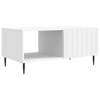 vidaXL Mesa De Centro Blanco 90 X 50 X 40 Cm Madera De Ingenier&iacute;a Vidaxl