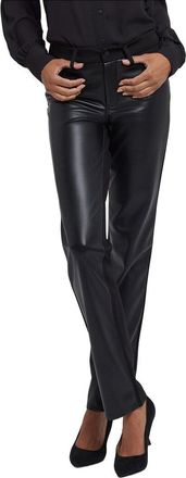 NYDJ Petite Marilyn Black Straight Leg Jean