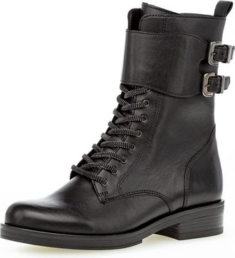 Gabor Hind Womens Biker Boots 5 UK Black