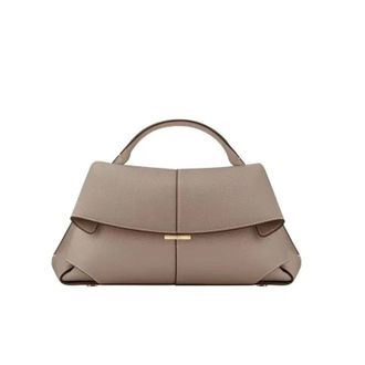 Generic Handbag For Women, Pleated Leather, Shoulder Bag(Grey)