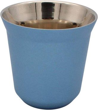 OEM Tazas De Caf&eacute;/espresso De Acero Inoxidable Con Doble Pared Y Aislamiento T&eacute;rmico, Color Azul