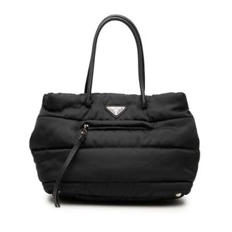Prada Pre-owned Prada Tessuto Bomber Tote Ladies F2XEA4U7DIASTMIE