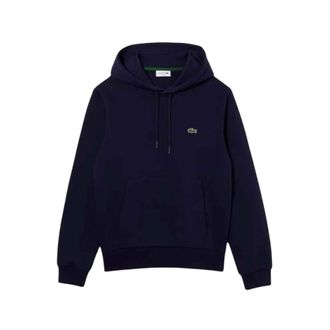 Lacoste Hoodies, male, Blue, S, Fleece Hoodie