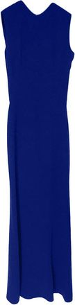 Victoria Beckham Blue Sleeveless Gown Size S