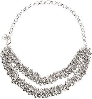 8 by YOOX MULTIPLE SPHERES NECKLACE