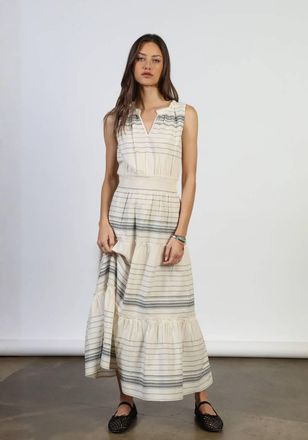 Dylan Andrea Maxi Dress In Beige