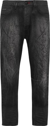 Philipp Plein Denim Trousers Carrot Fit Iconic Plein
