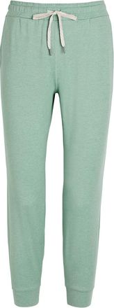 Vuori Clothing Performance Cropped Slubbed Jersey Sweatpants - Blue - S (UK8-10 / S)