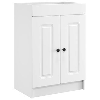 vidaXL Cabinet Debajo Del Fregadero Blanco 78,5 X 37,5 X 81 Cm Vidaxl