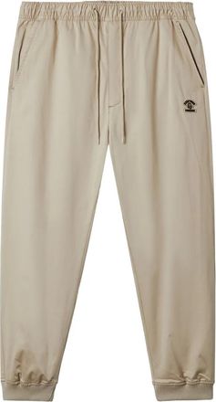 Fingercroxx Pantaloni con applicazione logo - Toni neutri