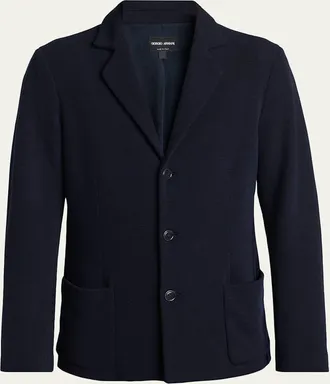Giorgio Armani Mens Wool Jacket