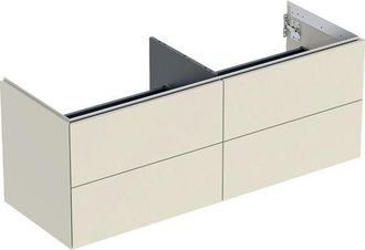 Keramag Geberit One Mueble Bajo Lavabo Para Encimera, 4 Cajones