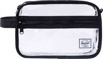 Herschel Clear Chapter Bag In Black/clear