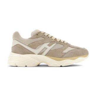 Hogan H665 Sneakers - Heren - Sneakers - Beige - 45 EU - Leer - Schoenen