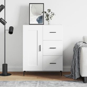 vidaXL vidaXL Credenza Bianca 69,5x34x90 cm in Legno Multistrato