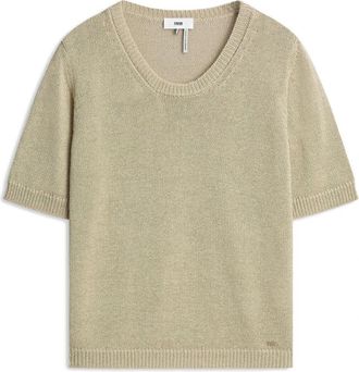 Cinque Ronde hals gebreid - Dames - Ronde hals truien - Beige - XL - Truien & Vesten