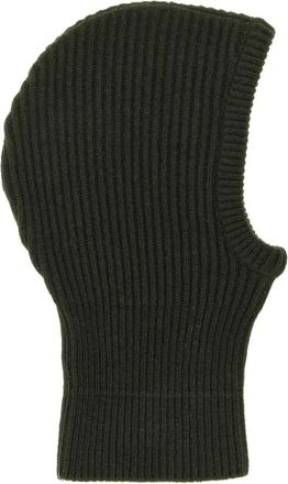 Maison Margiela Balaclava - Dames - Hoeden - Groen - ONE Size - Wol - Accessoires