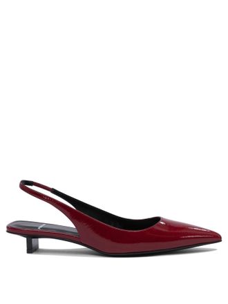 Pierre Hardy Womens Heeled Shoes - Dark Red Leather - Size 36.5 EU/IT