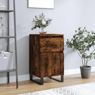 vidaXL Credenza Rovere Fumo 40x35x70 cm in Legno Multistrato - Vidaxl