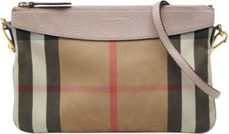 Burberry Pre-owned Cross Body Bags, female, Multicolor, Size: ONE SIZE Pre-owned Nova Check Shoulder Bag