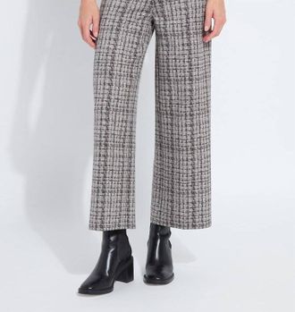 Lyss&eacute; Erin High Waist Leg Neoprene Pants In Lush Tweed Texture